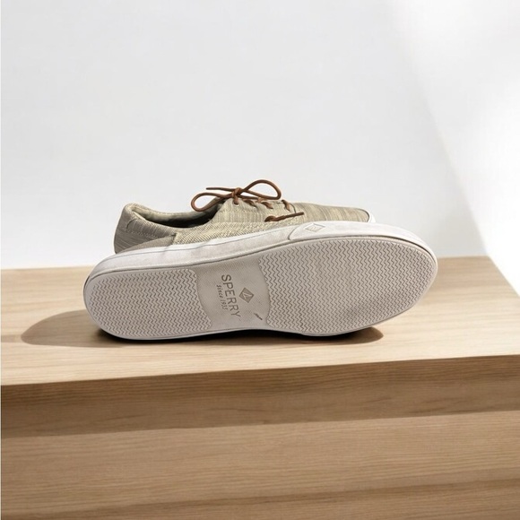 Sperry Top Sider Beige Baja Boat Shoe. Size 12. - Picture 6 of 6